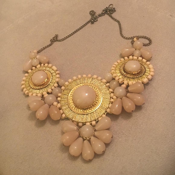 Peach necklace
