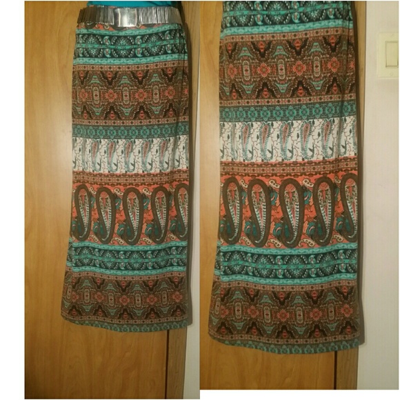 Colorful Maxi Skirt
