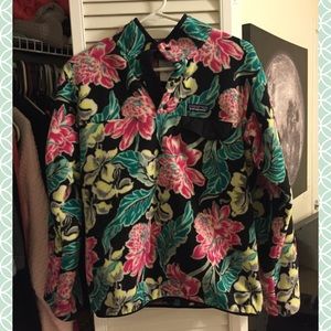 Floral Patagonia Synchilla Pullover