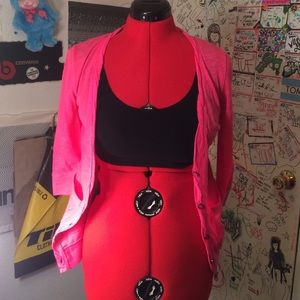 Aeropostale thin pink cardigan