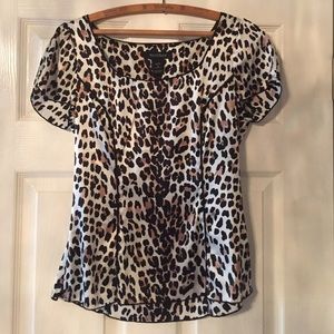 Silk Cheetah Print Blouse🐆
