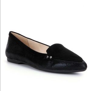 Alex Marie Ryann Studded Pointed-Toe Loafers