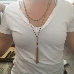 Stella & Dot Tassel Necklace