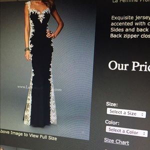 La femme Prom dress