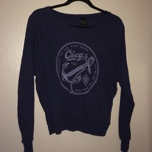 Navy sweater