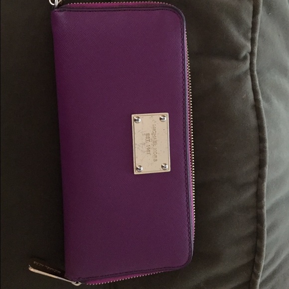 Purple Michael Kors wallet/Wristlet