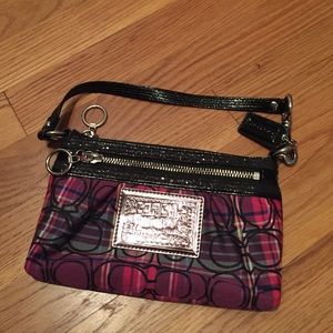 Coach clutch/wristlet! Never used!