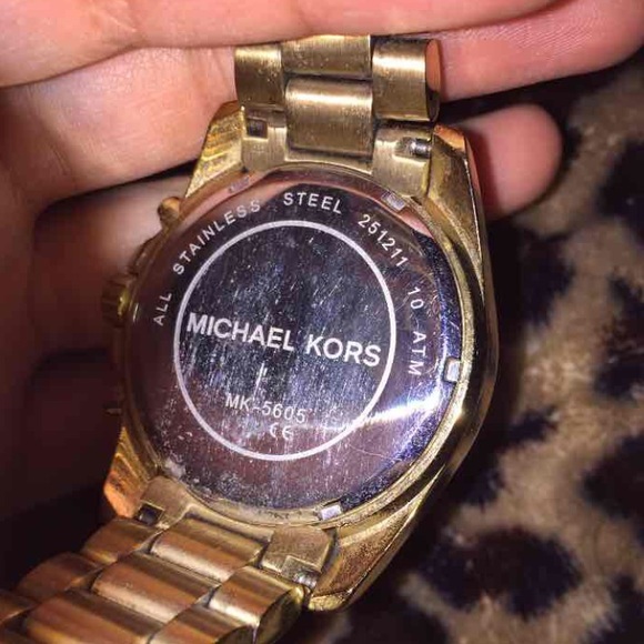 Gold Michael Kors Watch main image 2