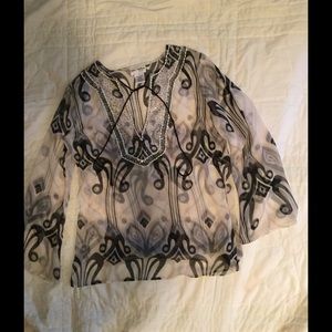 This tunic is sheer with camisole SOLD other site