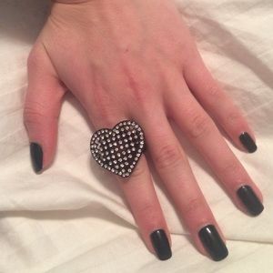 Black Heart Ring