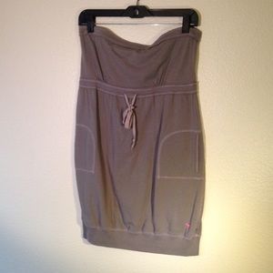 VS pink brand strapless dress