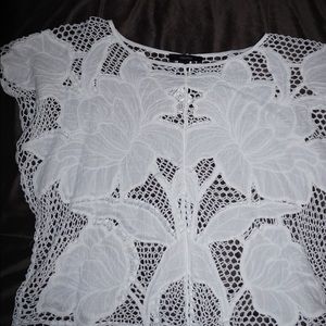 White lace blouse