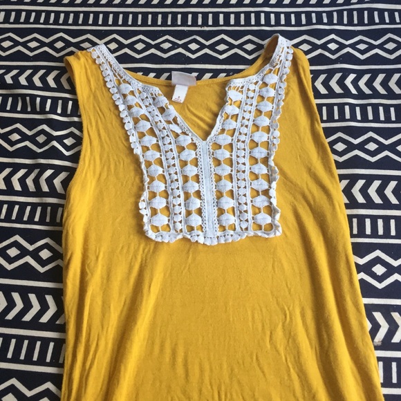 Mustard yellow top