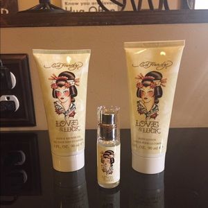 Ed Hardy Love & Luck Mini Perfume Set