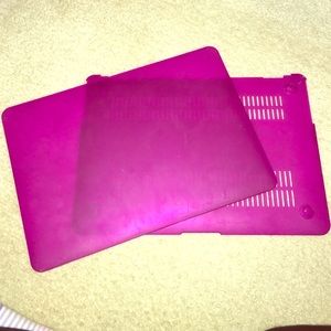 Purple MacBook Air case