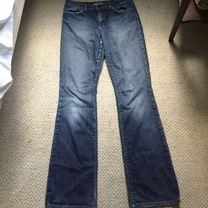 Joes jeans boot cut dark wash jeans