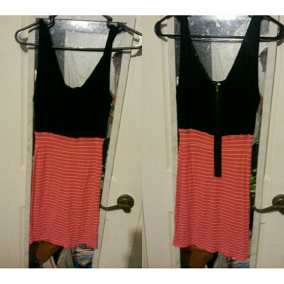 Back zip up dress