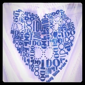 Victoria Secret Bridal Panties - NWT - Baby blue