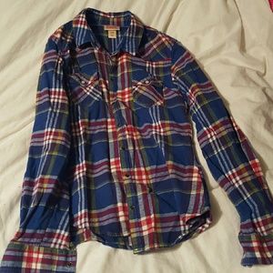 Plaid button up shirt