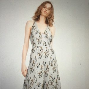 Zara Orchid Print Jumpsuit