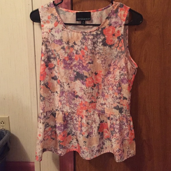Cynthia Rowley peplum top