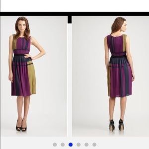 BCBGMAXAZRIA Arleney Pleated Dress