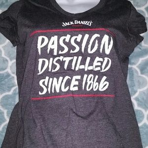 Jack Daniels tee passion distilled since 1866