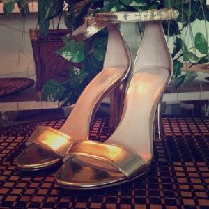 Gold Calvin Klein Heels