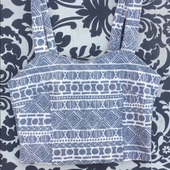 Patterned crop top