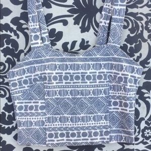 Patterned crop top