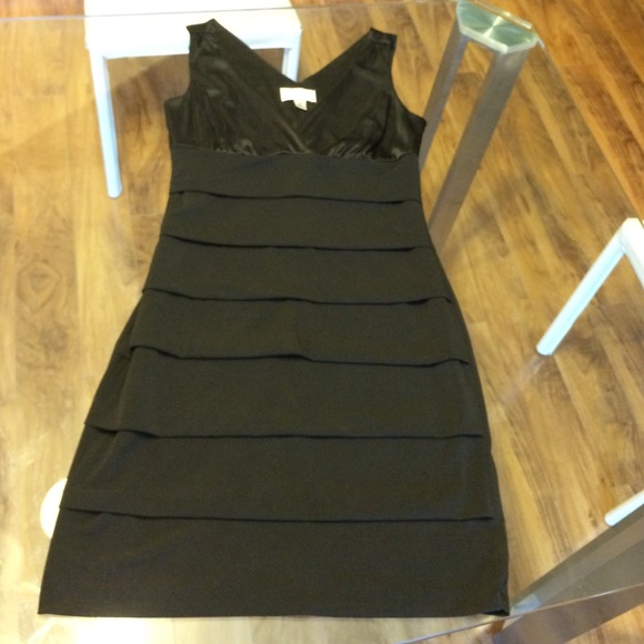 Beautiful dress with satin top.