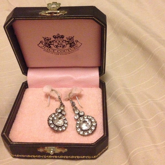 Juicy couture cubic zirconia earrings