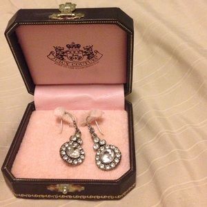 Juicy couture cubic zirconia earrings