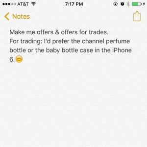 Channel perfume case or baby bottle case in the 6.