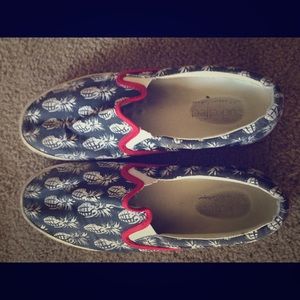 Comfortable walking slip ons.