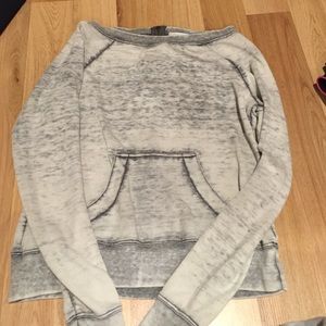 Sweatshirt, light,zip back