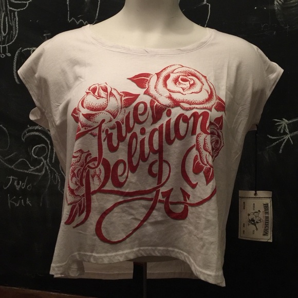 True Religion Rosie Scoop Neck Shirt