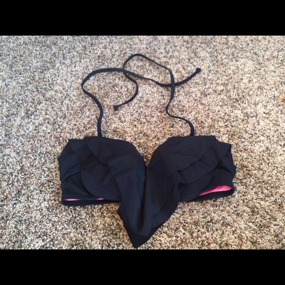 Push up flounce swim top