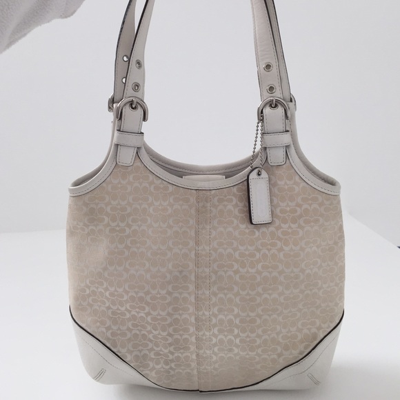 Authentic Coach Monogram Leather Handbag. OBO.
