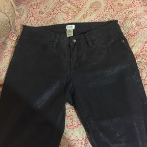 Shimmer dark blue denim size 4