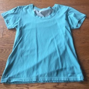 Patagonia baby blue tee Patagonia baby blue tee