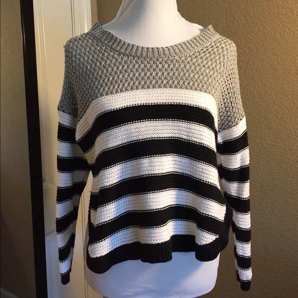 Sabo Skirt Sweaters - Sabo skirt striped sweater