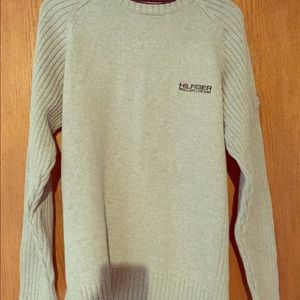 Grey Tommy sweater.