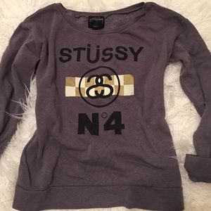 Stussy graphic sweatshirt