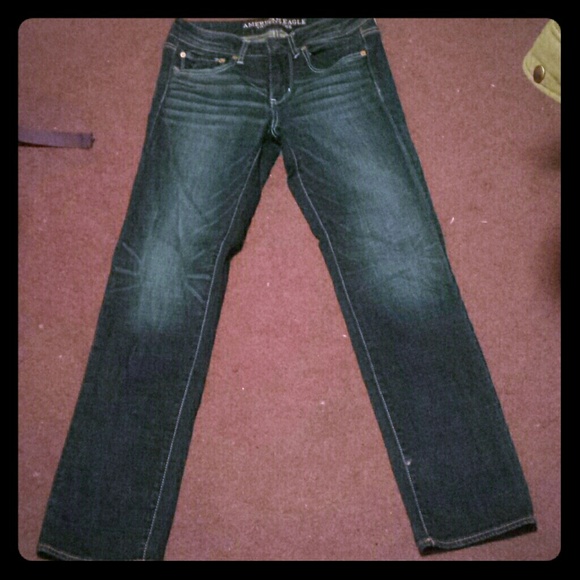 Rare American eagle straight leg super stretch