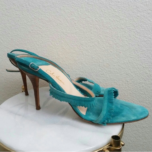 Cole Haan Suede Fringe Sandal - Picture 2 of 4