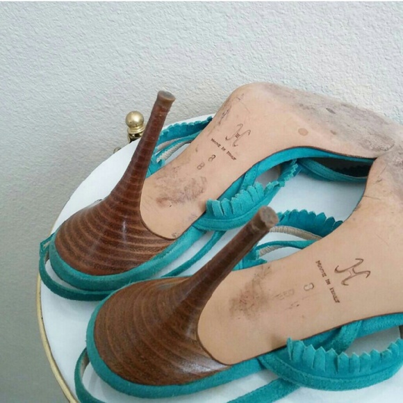 Cole Haan Suede Fringe Sandal - Picture 4 of 4