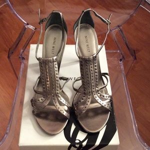 Nine West Gun Metal heels