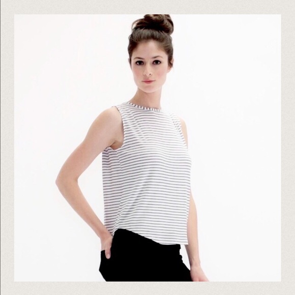 Black and White Stripe Lover Chic Tank Top - Picture 3 of 3