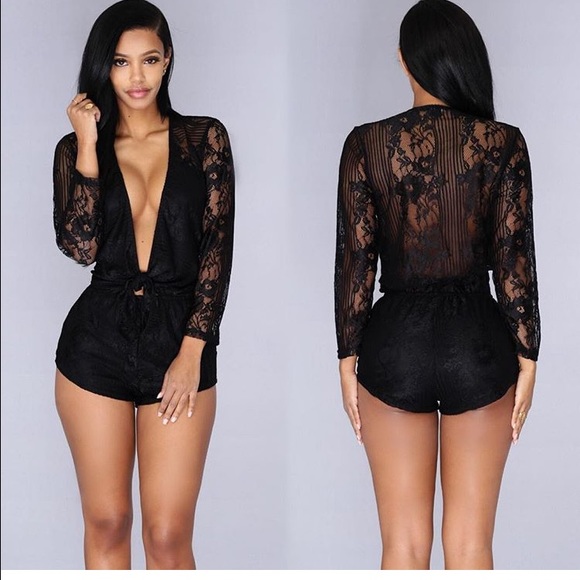 NWT Black romper